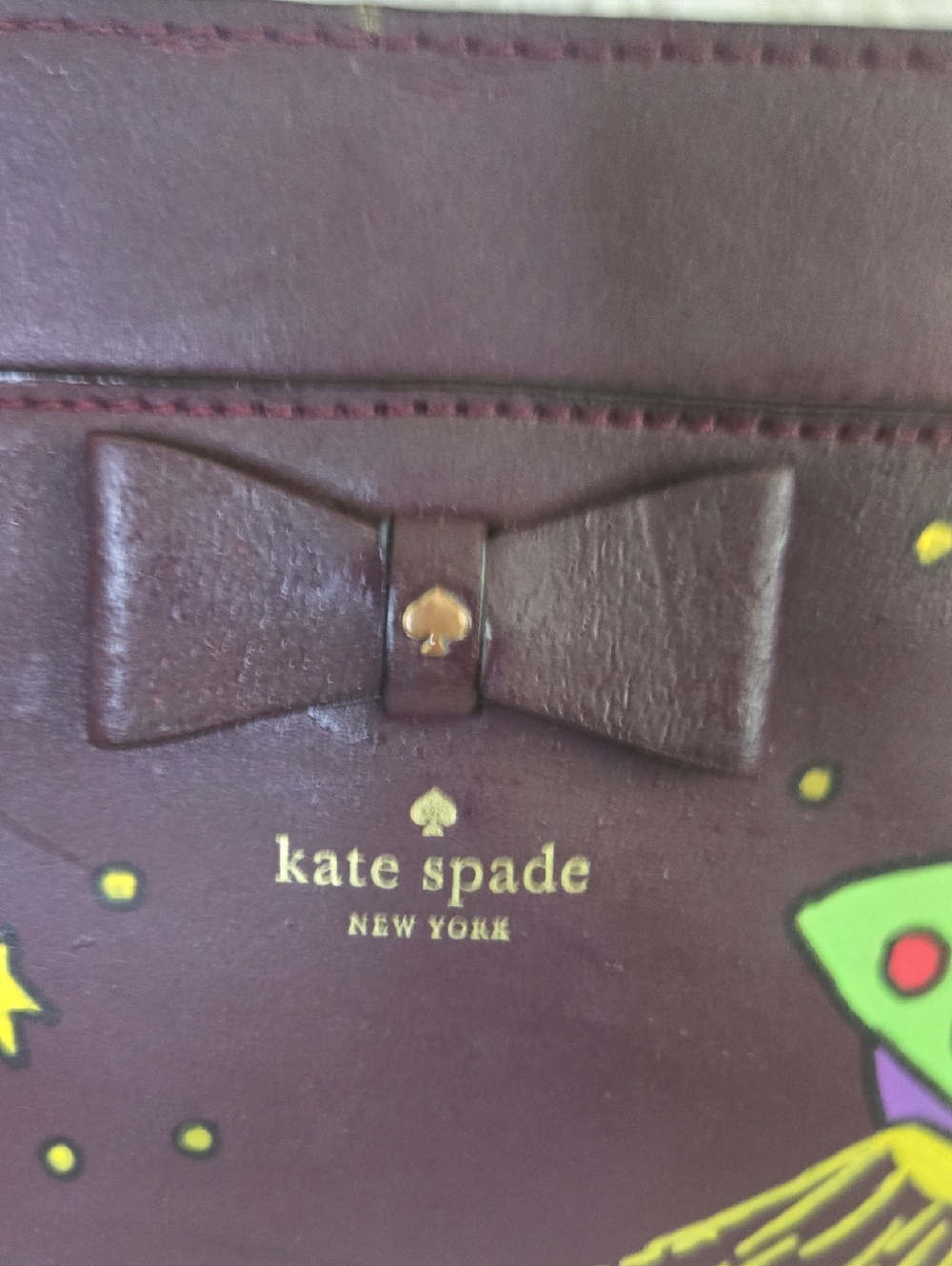 kate spade Moon & UFO Crossbody Bag - Burgundy - Picture 2 of 12